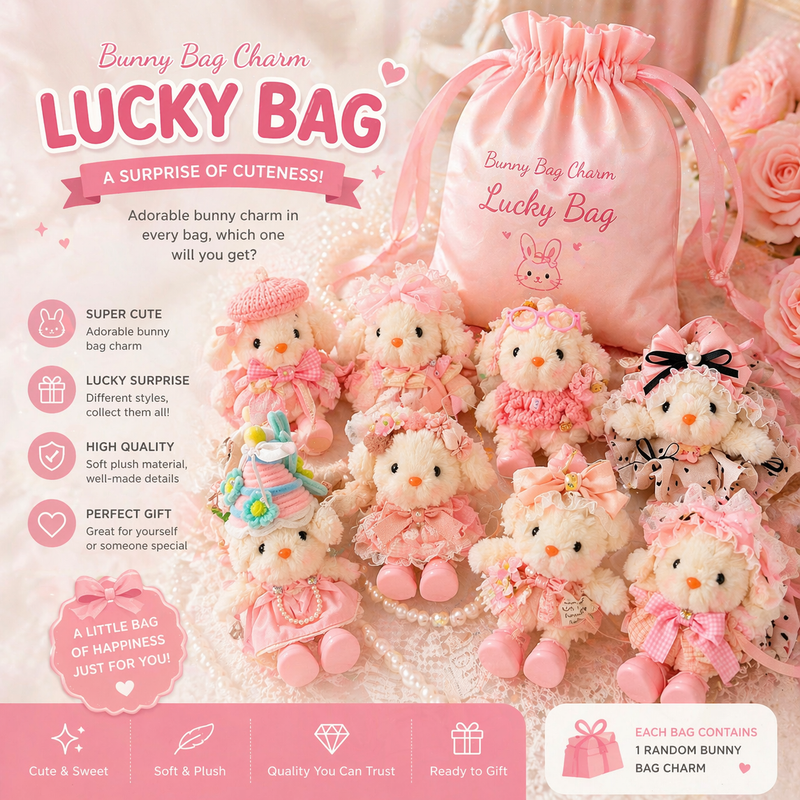 Bunny  Bag Charm Lucky bag